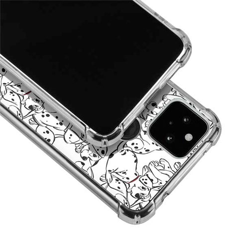 Disney 101 Dalmatians Pattern Google Pixel 5 Clear Case